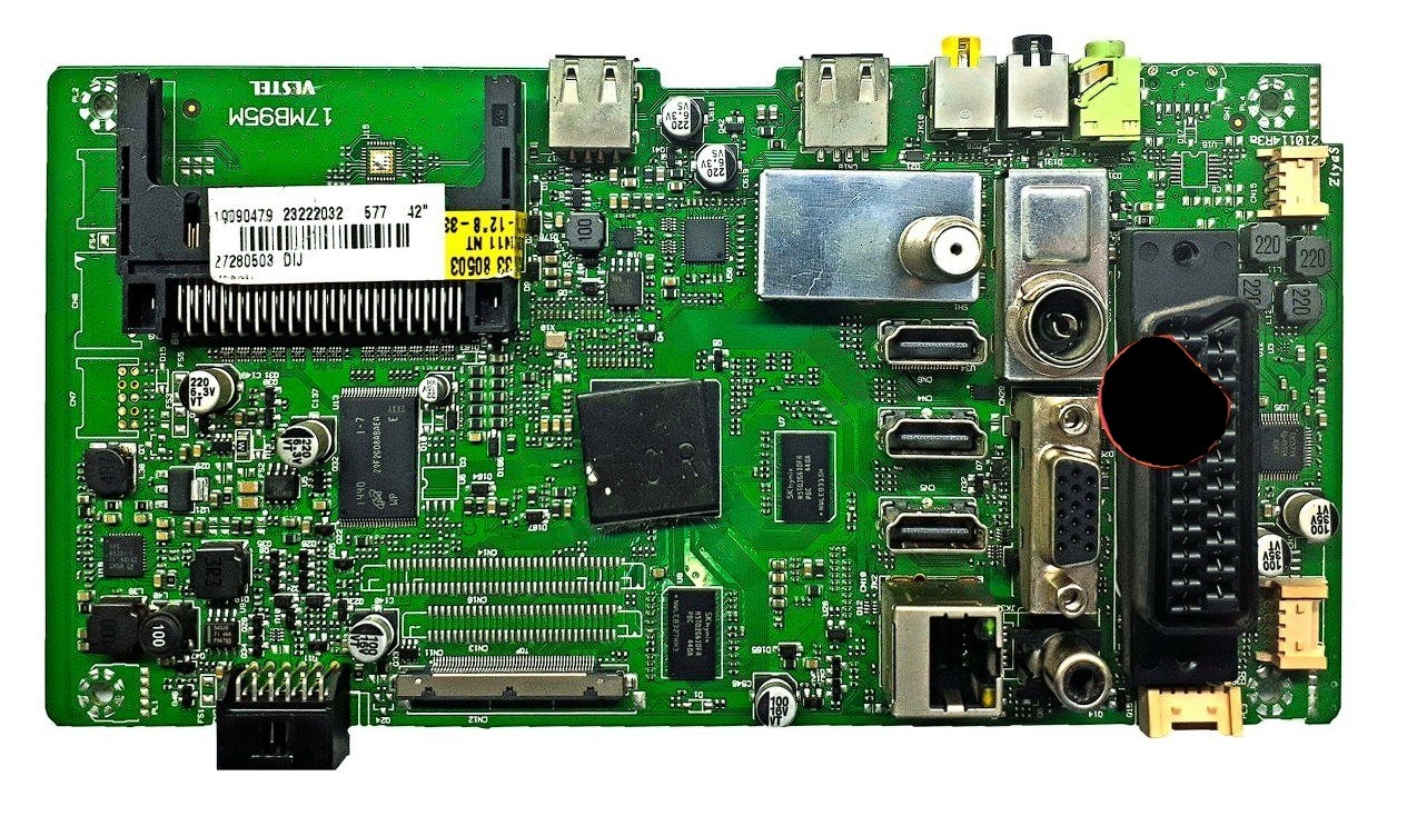VESTEL 17MB95M 23193353 , 42'' inch 27197684 Vestel Anakart